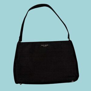 Vintage 90s Kate Spade New York Black Shoulder Bag • Classic Designer Purse
